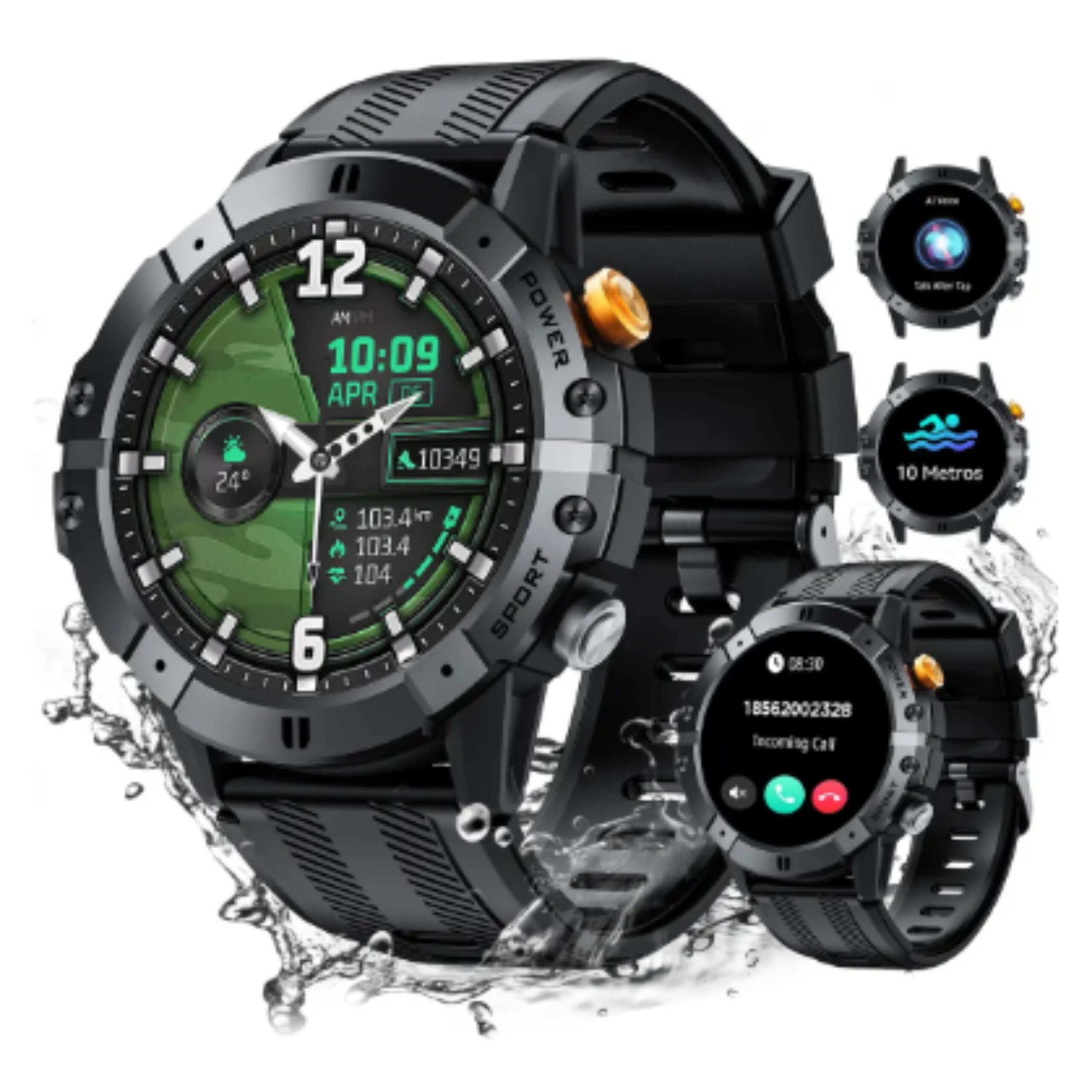 cubo1 🔥 SMARTWATCH MILITAR CUBOT C29 ⌚💪 | LLAMADAS BLUETOOTH + RESISTENTE AL AGUA - Imagen 1