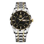 ⌚ Reloj Elegante para Hombre | Negro, Dorado y Plateado - Imagen 3
