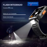 Smartwatch Blackview W60 Militar Hombre 2.1” Bluetooth IP68 900mAh Linterna Brújula - Imagen 4