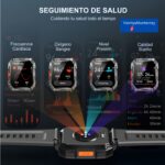 Smartwatch Blackview W60 Militar Hombre 2.1” Bluetooth IP68 900mAh Linterna Brújula - Imagen 8
