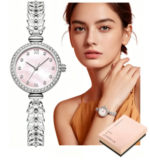Reloj para Mujer Cuarzo Elegante de Acero Inoxidable Dama