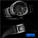 Reloj Naviforce NF8032 para Hombre Cuarzo Acero Inoxidable Negro Resistente al Agua - Imagen 2