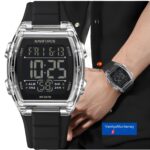 Reloj Naviforce Digital para Hombre Silicona 50M Cronógrafo Negro y Negro Plata - Imagen 2