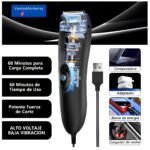 Rasuradora Eléctrica Inalámbrica All-in B-565BK IPX7 para Barba, Cabello y Vello Corporal - Imagen 6