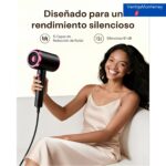 Secadora De Cabello Profesional 2000W Iones Negativos 3 Velocidades Gris - Imagen 3