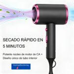Secadora De Cabello Profesional 2000W Iones Negativos 3 Velocidades Gris - Imagen 4