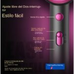 Secadora De Cabello Profesional 2000W Iones Negativos 3 Velocidades Gris - Imagen 6